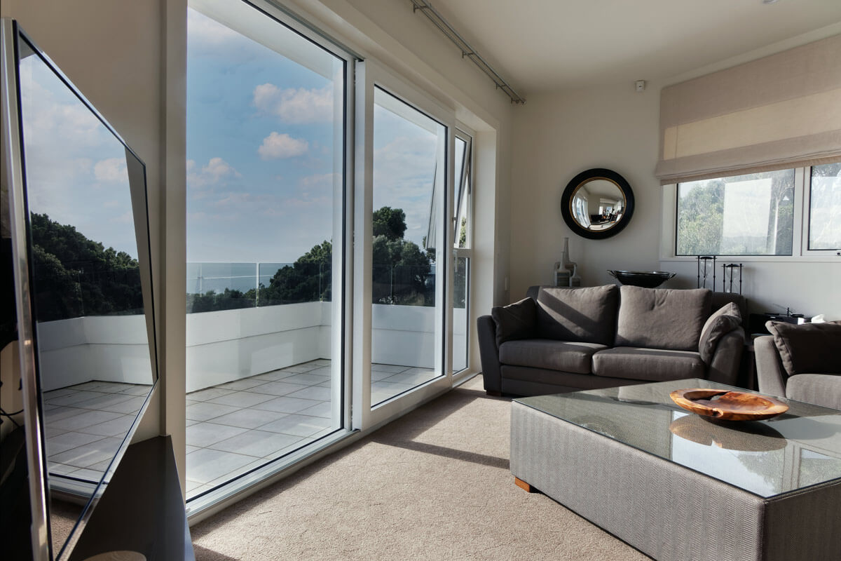 Smart-Slide-4 uPVC Smart Slide door with tinted glass